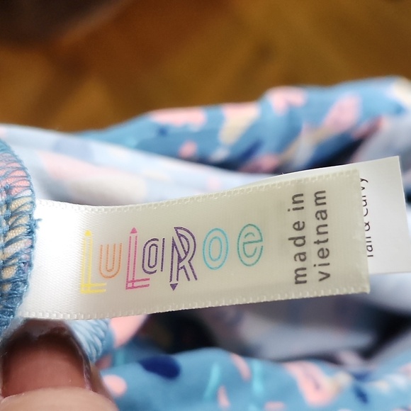 LULAROE LLR TC Ice Cream Cone Buttery Soft Legging Tall Curvy - Picture 5 of 6